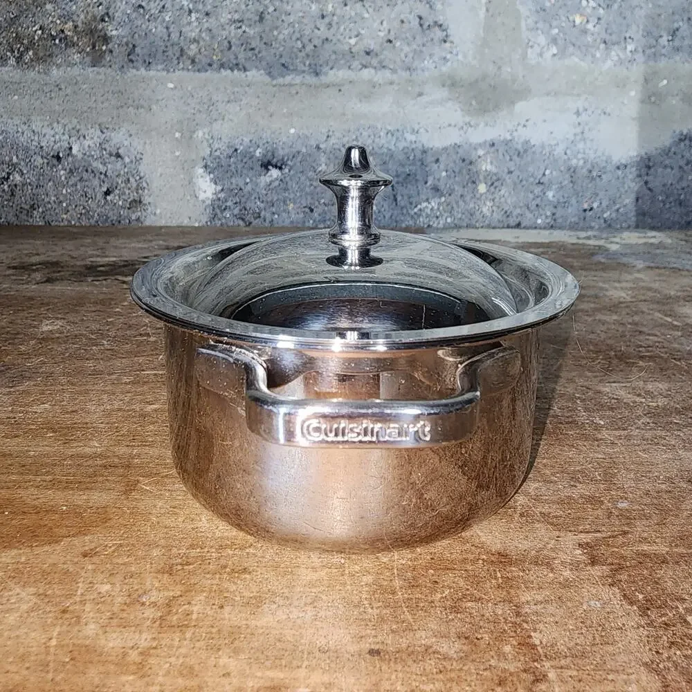 CUISINART .32 QT/ .30L Stainless Steel Mini Dutch Oven Server
